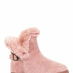 Bamboo Cozette03 Foldable Winter Faux Fur Slipper Bootie - Fold Shearling Snow Shoe New
