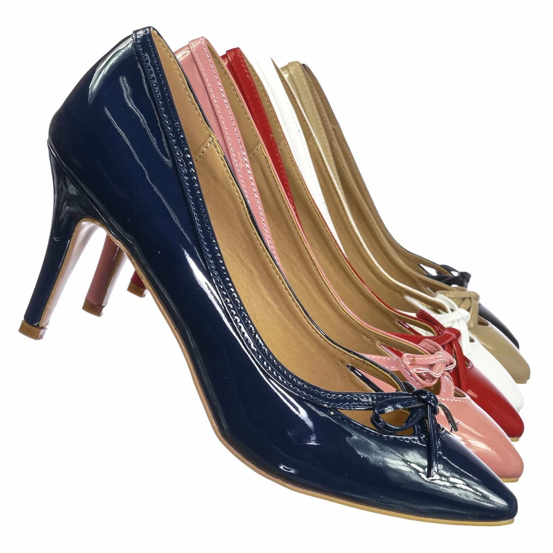 Forever Link New Sanzi7 Classic Stiletto High Heel Dress Pump - Womens Cut Out Pointed Toe Shoe