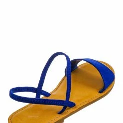 Bamboo New Waterfront24 Summer Multi Strap Slingback Sandals - Womens Open Toe Elastic Shoe