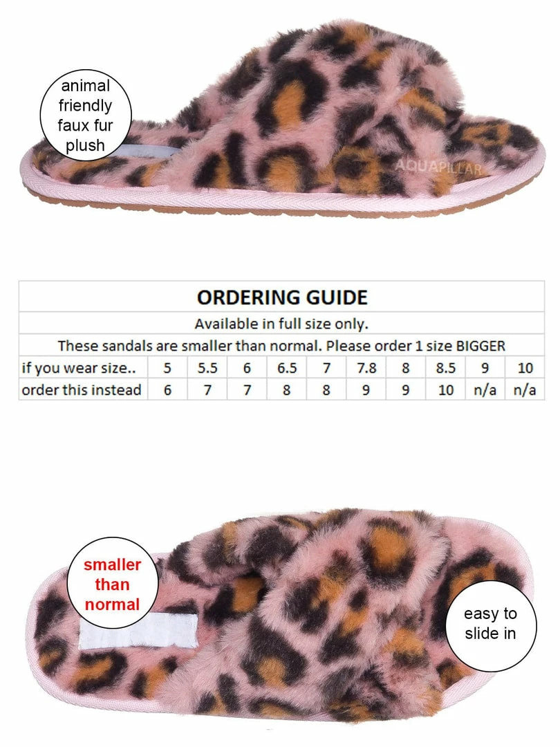 Liliana New Dearly1 Fluffy Faux Fur Slipper, Men Women Fuzzy Slides