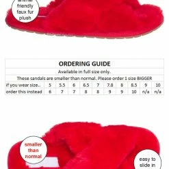 Liliana New Dearly1 Fluffy Faux Fur Slipper, Men Women Fuzzy Slides
