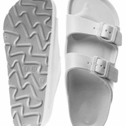 Bamboo Glee01 Lightweight Two Strap Molded Footbed -Flexible EVA Jelly Slide In Sandal