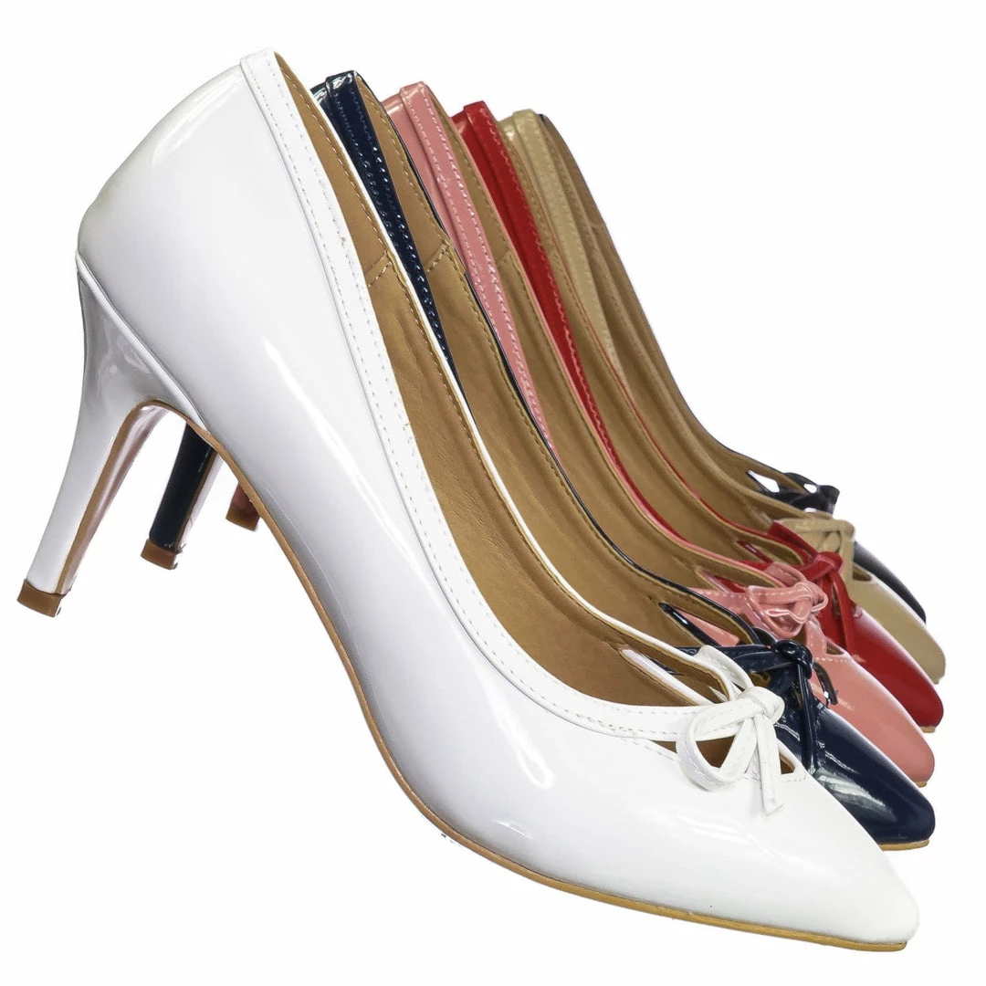 Forever Link New Sanzi7 Classic Stiletto High Heel Dress Pump - Womens Cut Out Pointed Toe Shoe