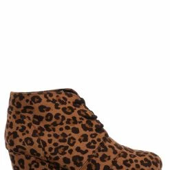 Soda RexIIS Girls Lace Up Wedge Bootie - Kids Shoes