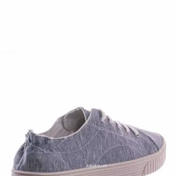 La Shailah Continue10 Thick Rubber Sole Sneaker -Unisex Lace Up Plain Loafer W Raw Trimming New