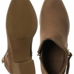 Top Moda Zandra26 Tassel Block Heel Bootie - Women Ankle Boots New