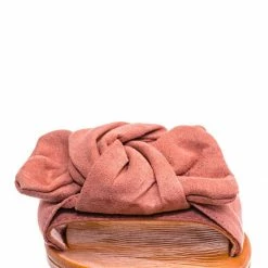 Bamboo Moondance17 Twist Knot Flat Slipper Mule - Women Slide In Boho Wide Band Sandal New