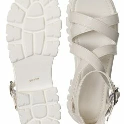 Bamboo New Benefit10 Sporty Lug-Sole Footbed Sandal, Women Flatform Gladiator Shoe
