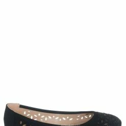 Forever Link Supple65 Rhinestone Crystal Ballet Flat - Women Ballarina Shoes New