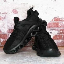 La Shailah Brave12 Chunky Elastic Mesh Sneaker - Unisex Sculpted Outsole Shoes