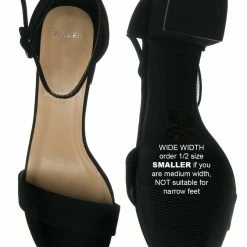 CityClassified New Hallie Wide Width Comfort Foam Sandal - Women 2.5 Inches Block Heel