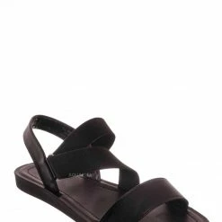 Soda Quant Sporty Elastic Flat Sandal, Women Summer Shoe New