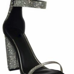 Liliana Casatti3a Rhinestone Dress Sandal - Women Evening Cocktail Party Shoes New