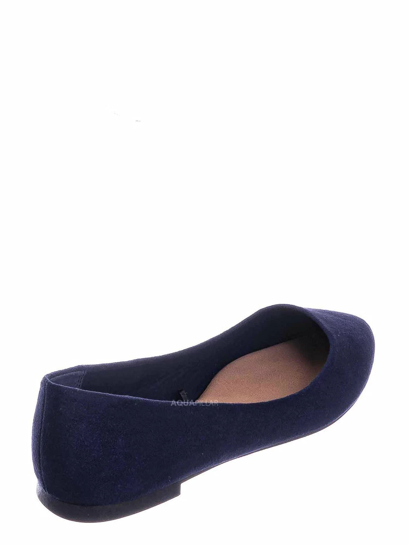 CityClassified Hold Pointed Toe Foam Padded Ballet Flat - Wide Width Women Comfort Loafers