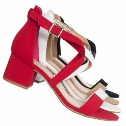 CityClassified Trial Low Block Heel Strappy Sandal - Women Dressy Chunky Dance Bride Wedding Ballroom Graduation Tacones Formal Summer Pump Comfort Shoes