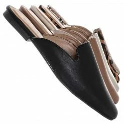 Bamboo Sweep10 Backless Slip On Mule - Minimalistic Slippers New