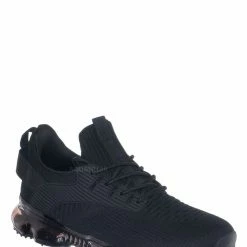 La Shailah Flow89 Stretch Elastic Mesh Sneaker - Festival Lace Up Rubber Air Bubble Cushion