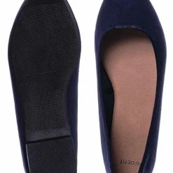 CityClassified Hold Pointed Toe Foam Padded Ballet Flat - Wide Width Women Comfort Loafers