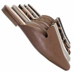 Bamboo Sweep10 Backless Slip On Mule - Minimalistic Slippers New