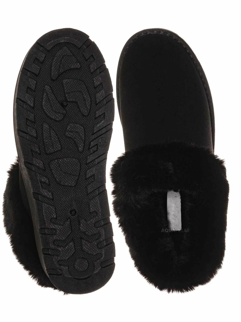 Bamboo Frozen31 Faux Fur Moccasin Slipper - Winter Fluffy Cozy Bootie New
