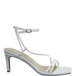 Anne Michelle New Always01 Square Open Toe Thin Strap Sandal - Women Spaghetti Strap Shoes