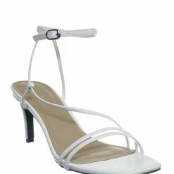 Anne Michelle New Always01 Square Open Toe Thin Strap Sandal - Women Spaghetti Strap Shoes