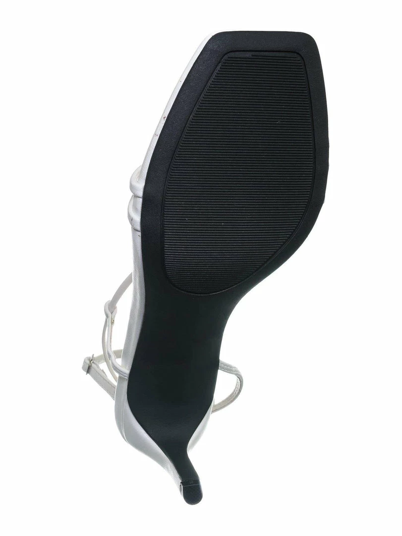 Anne Michelle New Always01 Square Open Toe Thin Strap Sandal - Women Spaghetti Strap Shoes