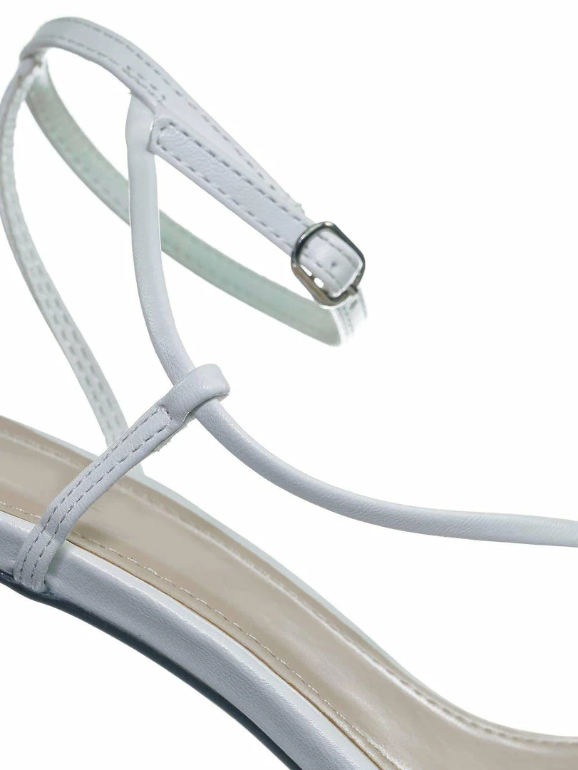 Anne Michelle New Always01 Square Open Toe Thin Strap Sandal - Women Spaghetti Strap Shoes