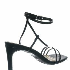 Anne Michelle New Always01 Square Open Toe Thin Strap Sandal - Women Spaghetti Strap Shoes