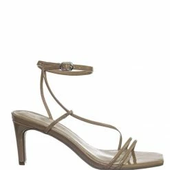Anne Michelle New Always01 Square Open Toe Thin Strap Sandal - Women Spaghetti Strap Shoes