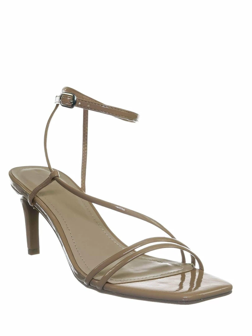Anne Michelle New Always01 Square Open Toe Thin Strap Sandal - Women Spaghetti Strap Shoes
