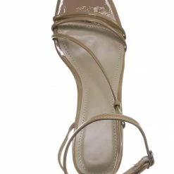 Anne Michelle New Always01 Square Open Toe Thin Strap Sandal - Women Spaghetti Strap Shoes