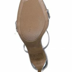 Anne Michelle Always13 Square Open Toe Rhinestone Sandal - Women Evening Slip On Mule