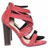 Anne Michelle Connie16 High Stack Block Heel Strappy Sandal - Womens Open Toe Dress Shoes New
