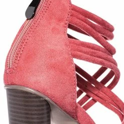 Anne Michelle Connie16 High Stack Block Heel Strappy Sandal - Womens Open Toe Dress Shoes New