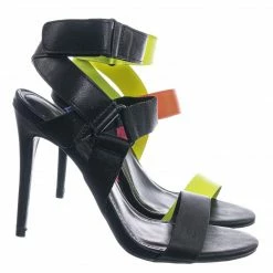 Anne Michelle Dashing32 Sporty Color Block Sandal - Women Hook And Loop Gladiator Straps New