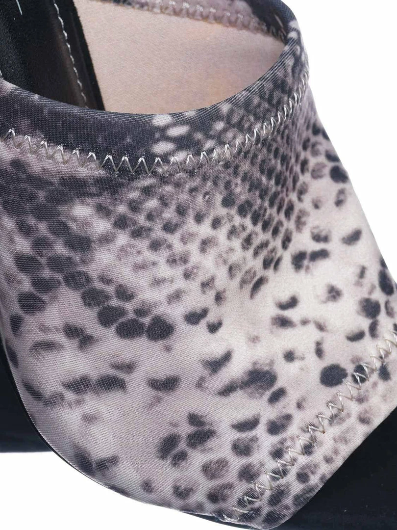 Anne Michelle New Exception25 Pointed Peep Toe Mule - Women Slide Slipper High Heel Slippers