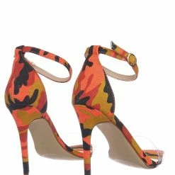 Anne Michelle Exception28 Lucite Clear High Heel Sandal - Pointed Open Toe Ankle Strap Shoe