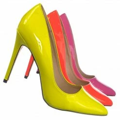 Anne Michelle New Hibiscus27 Pointed Toe High Heel Pump - Women Classic Office Dress Shoes