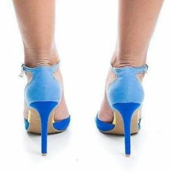 New Riseup21V By Anne Michelle, Multi D'Orsay Buckle Ankle Cuff Stiletto Heel Pumps