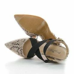 New Steppup09 By Anne Michelle, Pointy Toe Elastic Criss Cross Stiletto Dress Heel Pumps