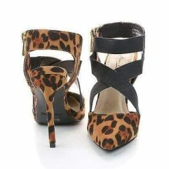 New Steppup09 By Anne Michelle, Pointy Toe Elastic Criss Cross Stiletto Dress Heel Pumps