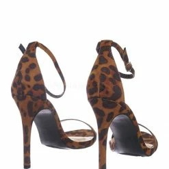 Anne Michelle New Sugarlove01 High Heel Stiletto Open Toe Sandal - Women Classic Thin Strap Shoes