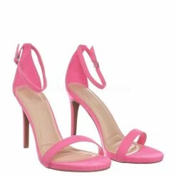 Anne Michelle New Sugarlove01 High Heel Stiletto Open Toe Sandal - Women Classic Thin Strap Shoes
