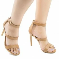 New Sugarlove65M By Anne Michelle, Classic Strappy Open Toe Stiletto Heel Sandals