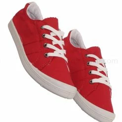 Aquapillar Comfort01 Vintage Flexible Rubber Sneaker - Women Canvas Comfort Bendable Shoes New