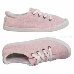 Aquapillar Comfort01 Vintage Flexible Rubber Sneaker - Women Canvas Comfort Bendable Shoes New