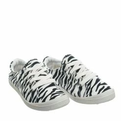 Aquapillar Comfort01 Vintage Flexible Rubber Sneaker - Women Canvas Comfort Bendable Shoes New