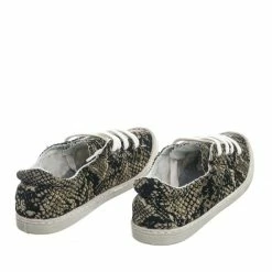 Aquapillar Comfort01 Vintage Flexible Rubber Sneaker - Women Canvas Comfort Bendable Shoes New