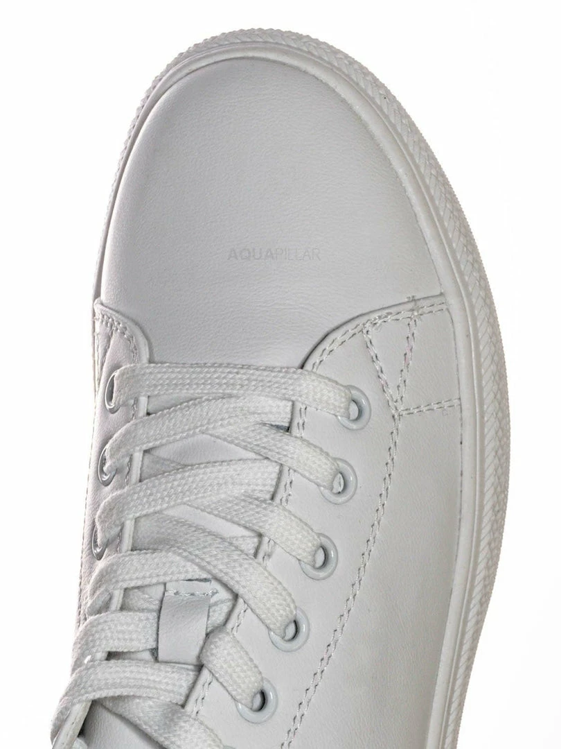 Aquapillar Constant3 Leather Fashion Lace Up Sneaker - Unisex Low Top Vulcanized Shoe